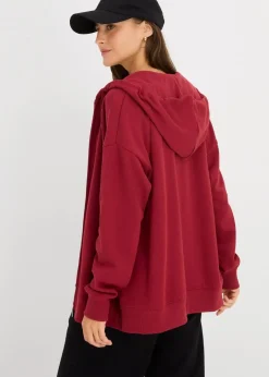 Damen bonprix Sweat|Basics|Long-Sweatjacke
