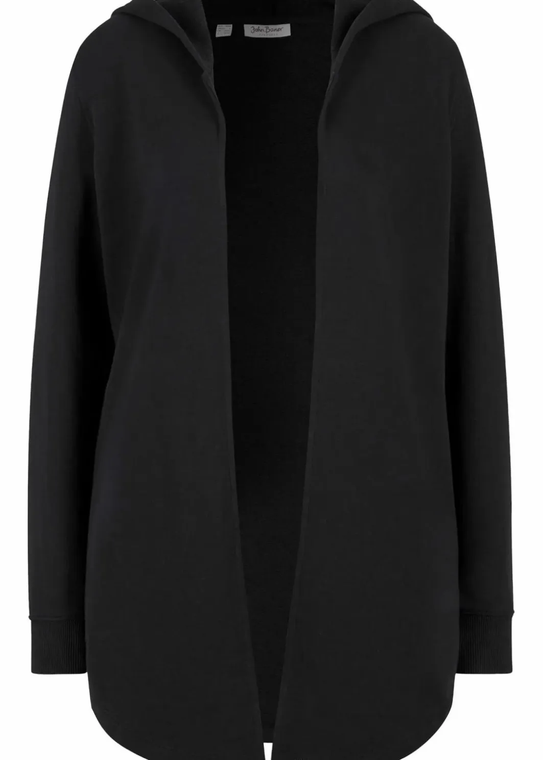 Damen bonprix Bekleidung·Blusen & Tuniken|Sweat|Long-Sweatjacke aus Baumwoll-Mix