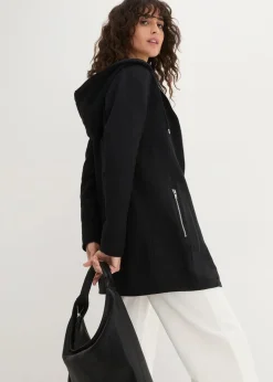 Clearance Long-Sweatjacke mit Reißverschlusstaschen Damen Bekleidung·Blusen & Tuniken|Sweat