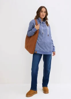 Damen bonprix Sweat|Bekleidung·Blusen & Tuniken|Long-Sweatshirt