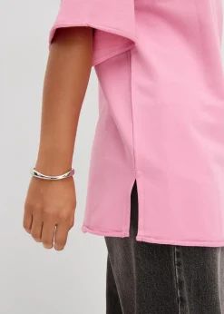 Hot Long-Sweatshirt aus reiner Baumwolle Damen Sweat|Zweiteiler & Sets