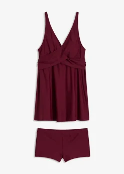 New Long-Tankini (2-tlg.Set) mit V-Ausschnitt Damen Nachhaltigere Materialien|Bademode·Tankinis