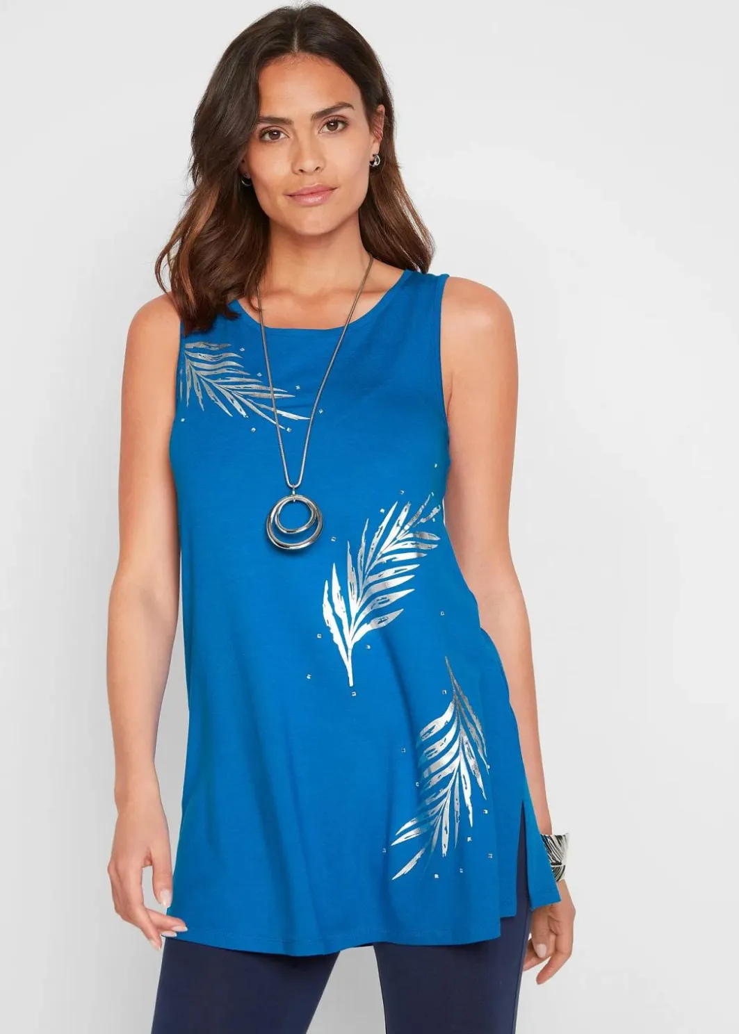 Damen bonprix Shirts & Tops|Nachhaltigere Materialien|Long-Top