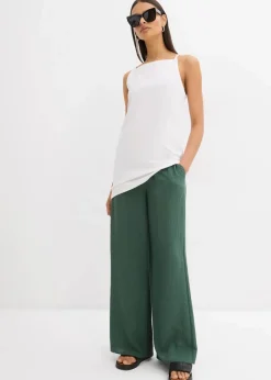 Clearance Long-Top aus elastischem Baumwoll-Mix Damen Shirts & Tops