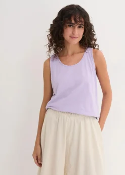 Damen bonprix Shirts & Tops|Basics|Long-Top aus reiner Baumwolle (5er Pack)