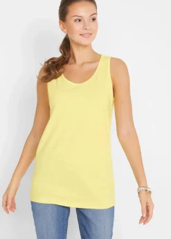 Damen bonprix Shirts & Tops|Basics|Long-Top aus reiner Baumwolle (5er Pack)