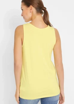 Damen bonprix Shirts & Tops|Basics|Long-Top aus reiner Baumwolle (5er Pack)