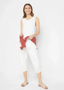 Damen bonprix Nachhaltigere Materialien|Basics|Long-Top aus softer Viskose, 2er- Pack