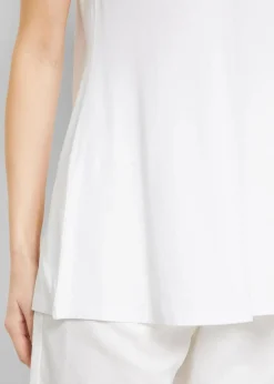 Damen bonprix Nachhaltigere Materialien|Basics|Long-Top aus softer Viskose, 2er- Pack