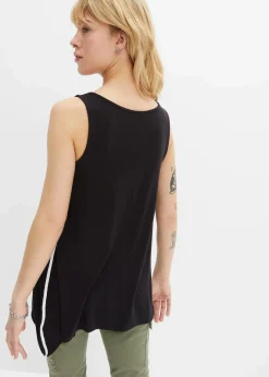 Damen bonprix Shirts & Tops|Nachhaltigere Materialien|Long-Top aus softer Viskose