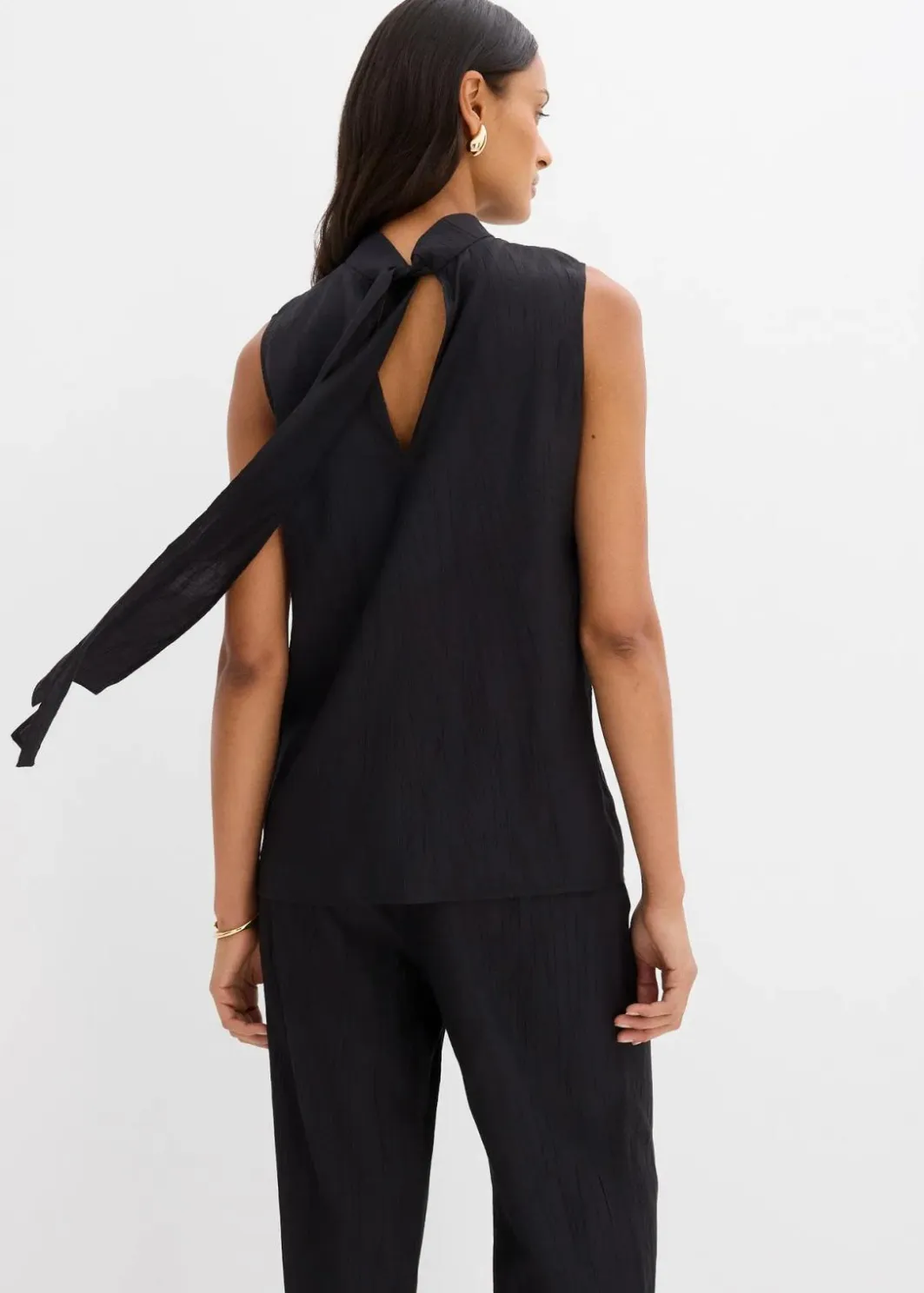 Clearance Long-Top aus strukturiertem Viskose-Mix Damen Zweiteiler & Sets|Shirts & Tops