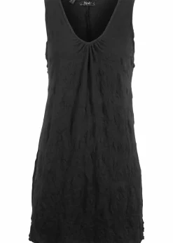 Damen bonprix Shirts & Tops|Long-Top mit Crash-Effekt