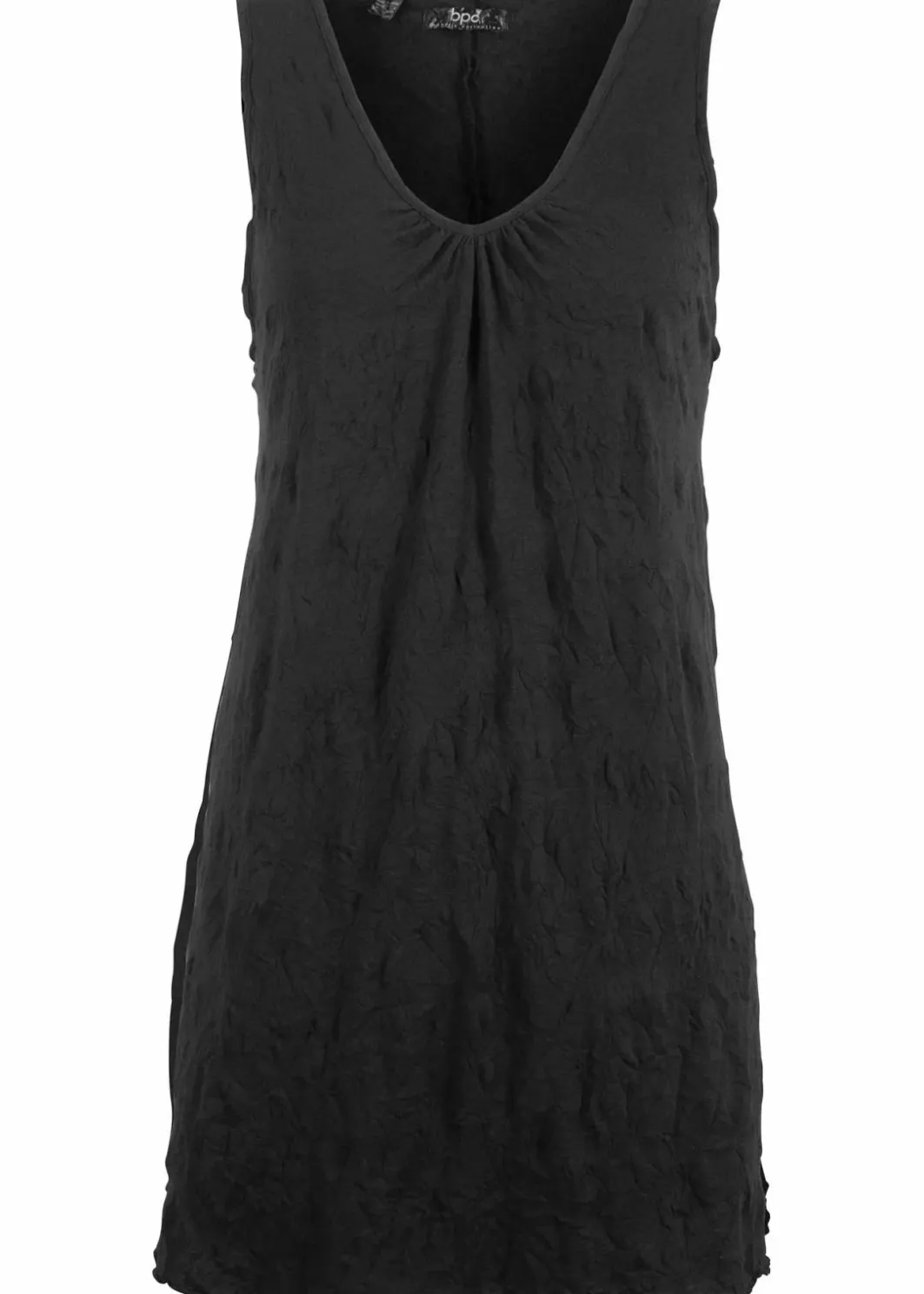 Damen bonprix Shirts & Tops|Long-Top mit Crash-Effekt