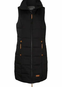 Clearance Longweste mit Stehkragen Damen Jacken & Mäntel|Bekleidung·Hosen