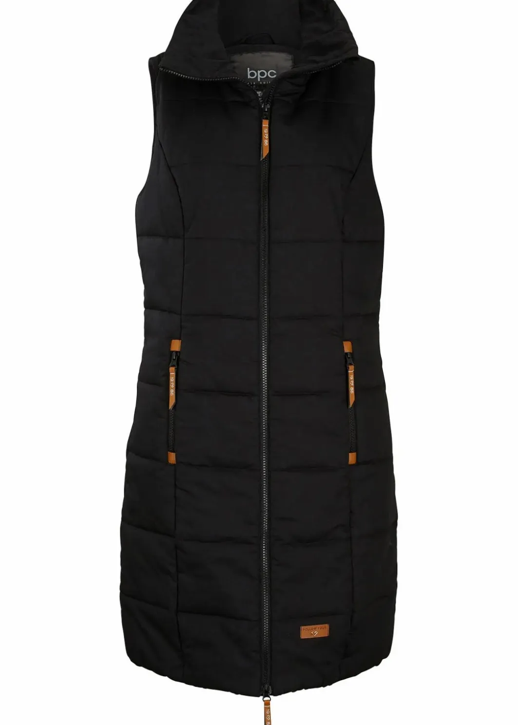 Clearance Longweste mit Stehkragen Damen Jacken & Mäntel|Bekleidung·Hosen