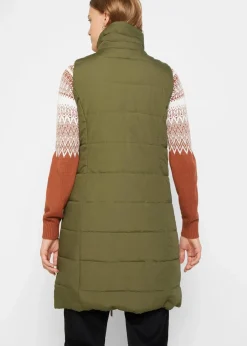 New Longweste mit Stehkragen Damen Bekleidung·Hosen|Jacken & Mäntel