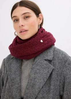 Damen bonprix Schals & Tücher|Schuhe & Accessoires In Spezialgrößen·Tücher & Ponchos|Loop Schal mit Kaschmiranteil