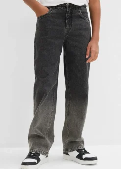 Kinder bonprix Jungen 9-16 Jahre·Bademode|Jungen 9-16 Jahre·Jeans|Loose Fit Jeans mit Farbverlauf, Straight