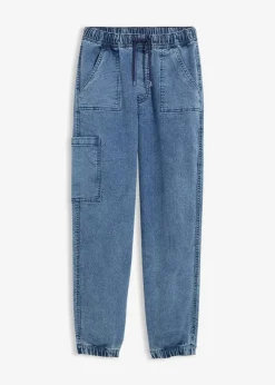 Loose Fit Schlupf-Cargo-Jeans mit Stretchanteil Kinder Jungen 9-16 Jahre·Jeans