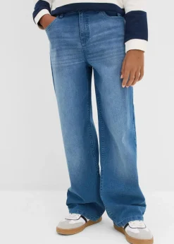 Kinder bonprix Jungen 9-16 Jahre·Bademode|Jungen 9-16 Jahre·Jeans|Loose-Fit Jeans mit verstellbarem Bund, Straight