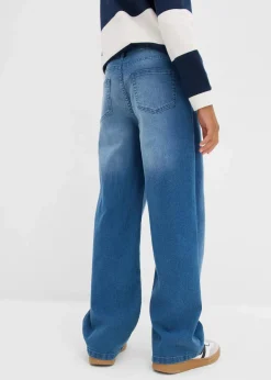 Kinder bonprix Jungen 9-16 Jahre·Bademode|Jungen 9-16 Jahre·Jeans|Loose-Fit Jeans mit verstellbarem Bund, Straight