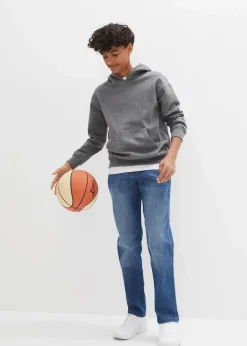 Best Loose-Fit Stretch-Jeans mit verstellbarem Bund, Straight Kinder Jungen 9-16 Jahre·Bademode|Jungen 9-16 Jahre·Jeans