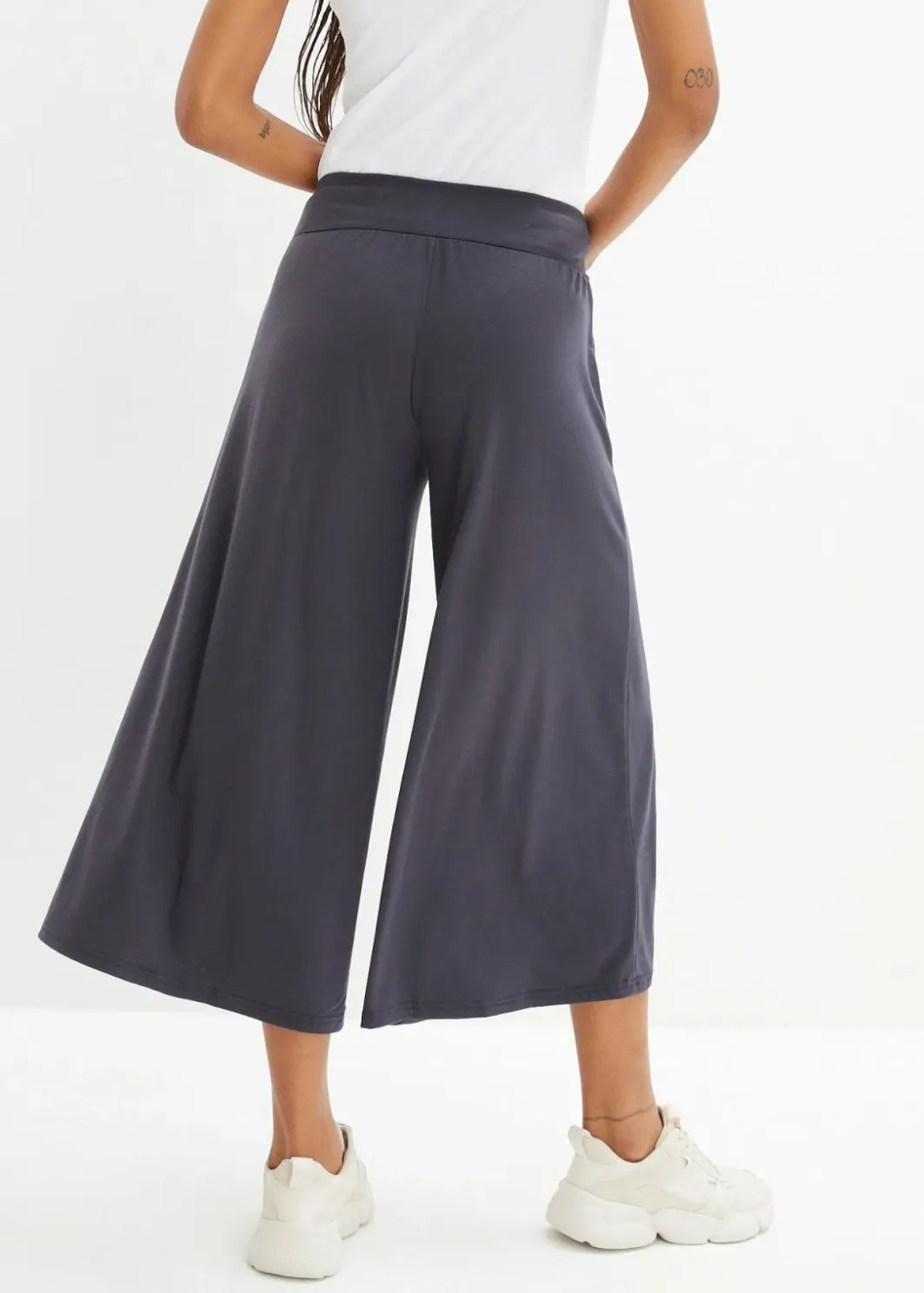 Discount Loungewear Culotte mit weitem Bein Damen Nachhaltigere Materialien|Hosen