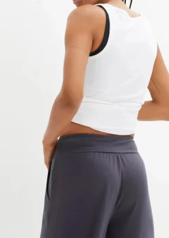 Discount Loungewear Culotte mit weitem Bein Damen Nachhaltigere Materialien|Hosen
