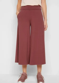 Hot Loungewear Culotte mit weitem Bein Damen Nachhaltigere Materialien|Hosen
