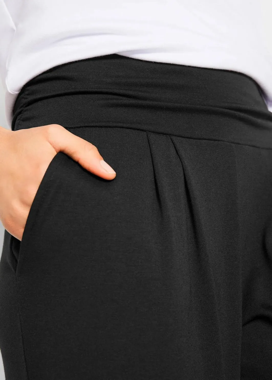 Damen bonprix Wäsche·Homewear|Bekleidung·Strickmode|Loungewear Haremshose mit Viskose