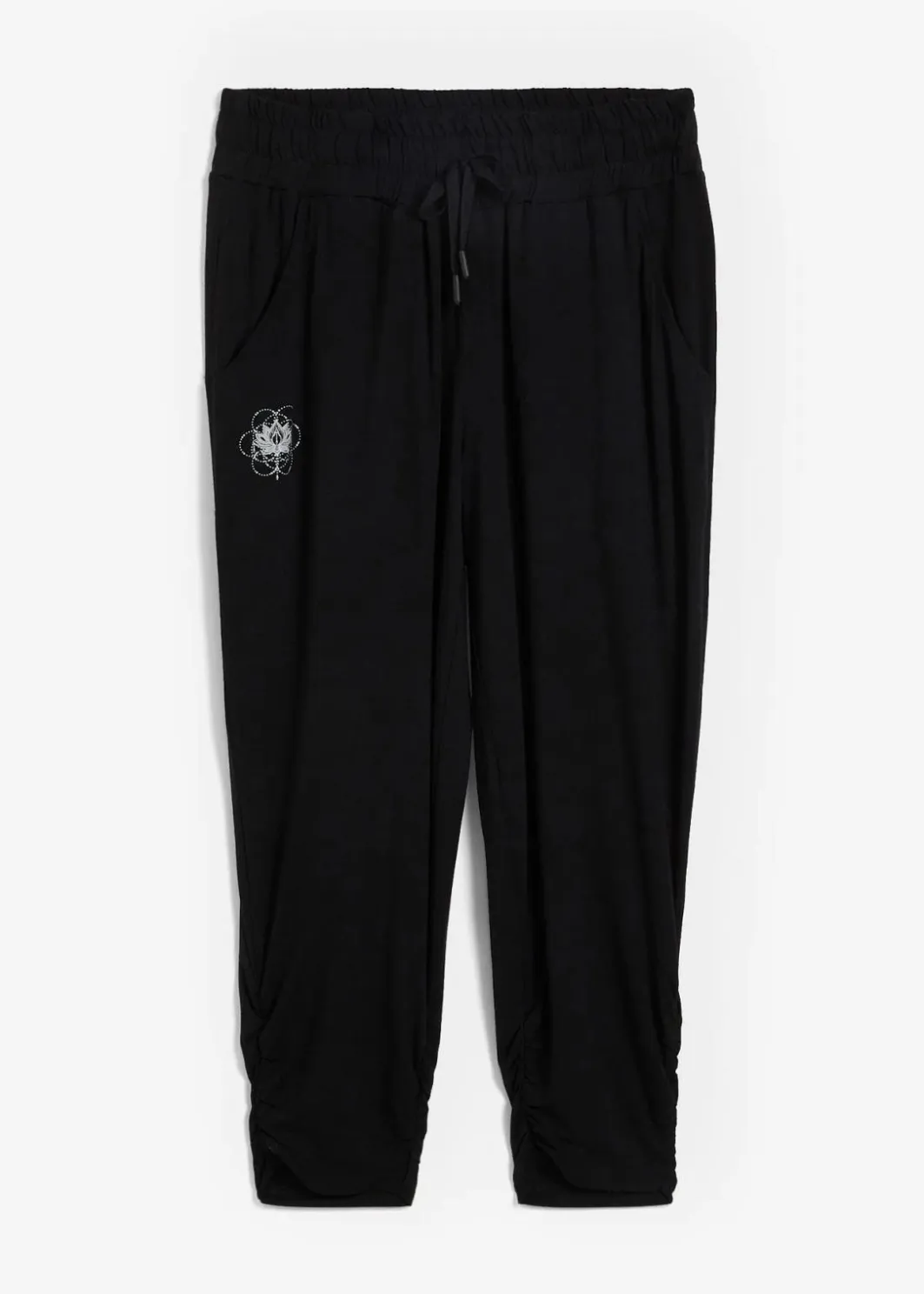 Online Loungewear Haremshose mit gerafftem Saum Damen Wäsche·Homewear|Bekleidung·Strickmode