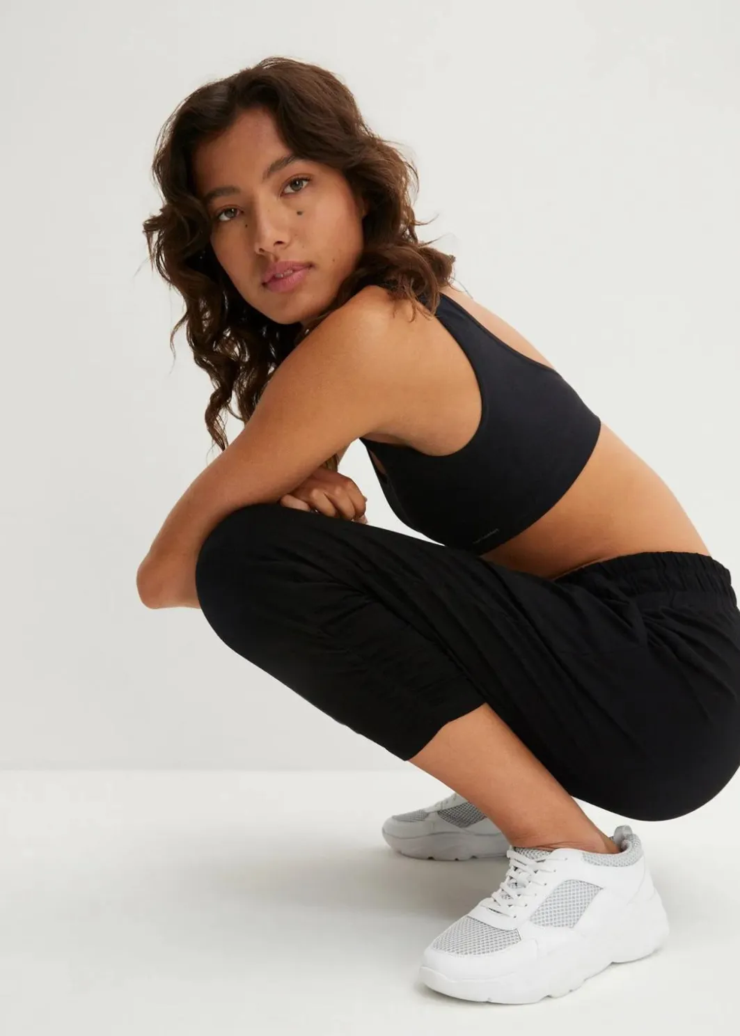 Online Loungewear Haremshose mit gerafftem Saum Damen Wäsche·Homewear|Bekleidung·Strickmode