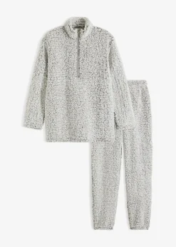 Damen bonprix Wäsche·Homewear|Wäsche·Nachtwäsche|Loungewear Hausanzug aus Teddy Fleece