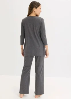 Outlet Loungewear Hausanzug (3-tlg.Set) mit Viskose Damen Wäsche·Homewear|Bekleidung·Strickmode