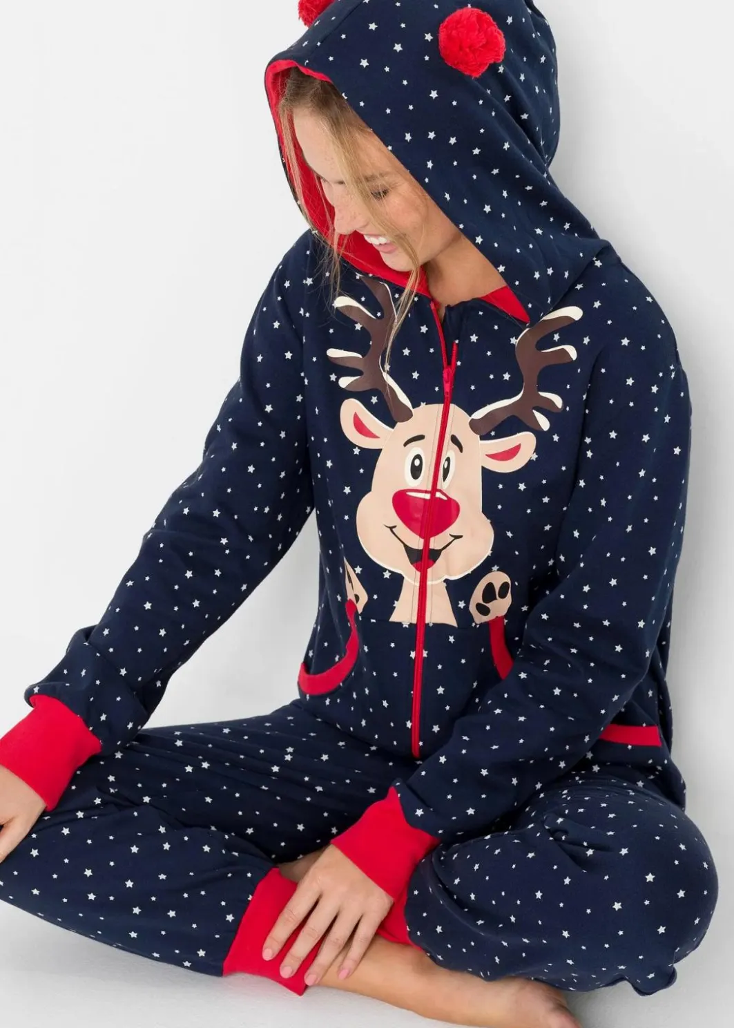 Damen bonprix Wäsche·Homewear|Wäsche·Nachtwäsche|Loungewear Overall aus Sweatware