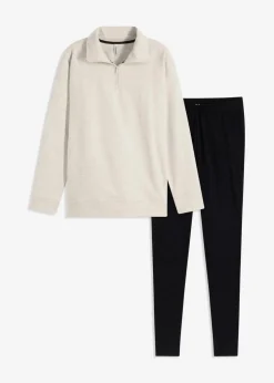 Online Loungewear Sweat Hausanzug mit Leggings Damen Wäsche·Homewear|Wäsche·Nachtwäsche