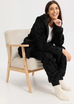 Loungewear Teddy Hausanzug Damen Wäsche·Homewear|Wäsche·Nachtwäsche
