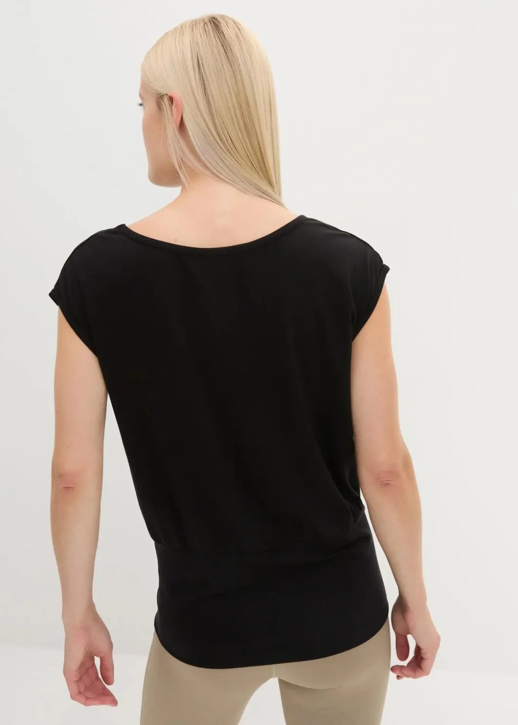 Loungewear-Shirt mit weitem Bund Damen Wäsche·Homewear|Bekleidung·Strickmode