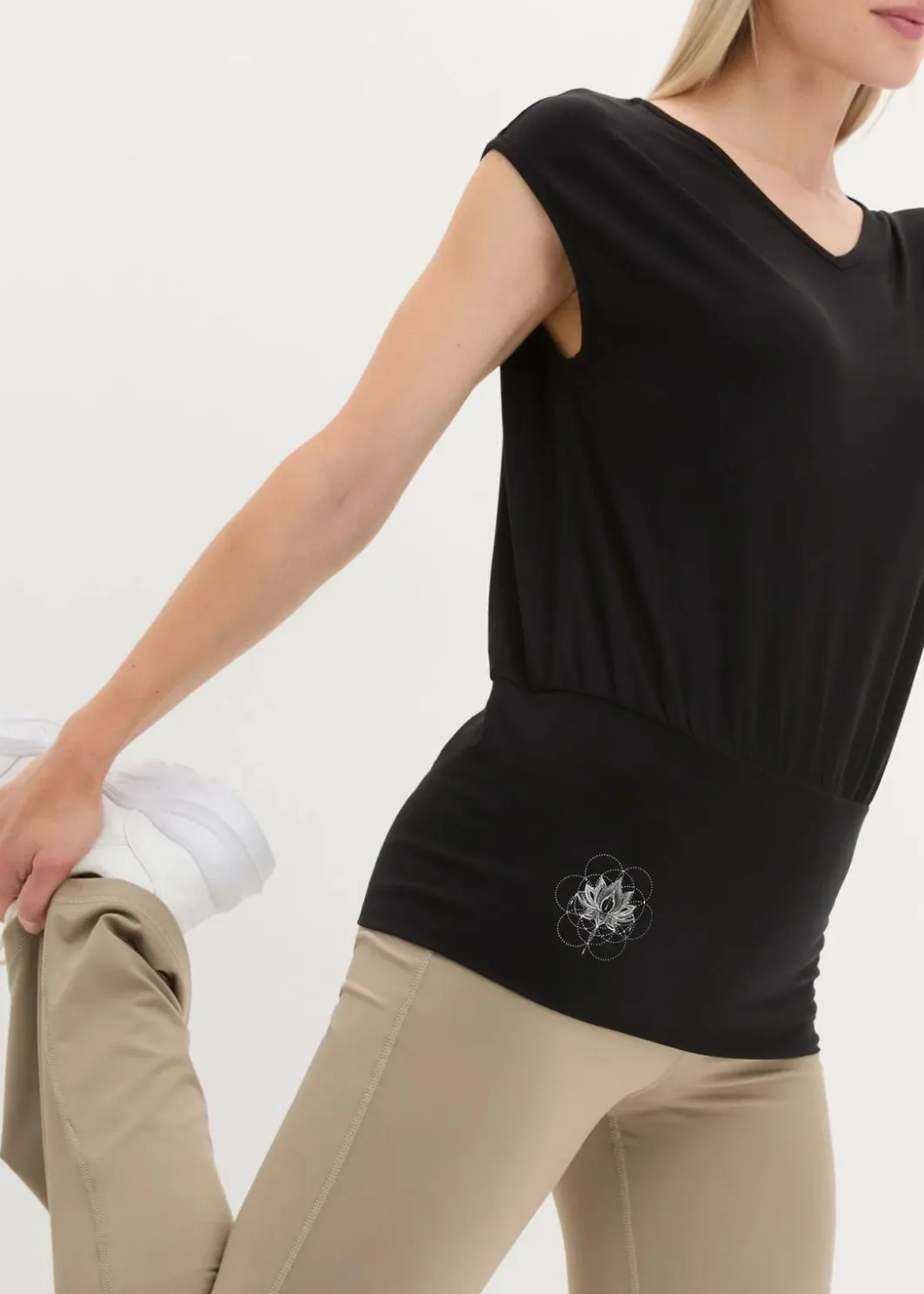 Loungewear-Shirt mit weitem Bund Damen Wäsche·Homewear|Bekleidung·Strickmode