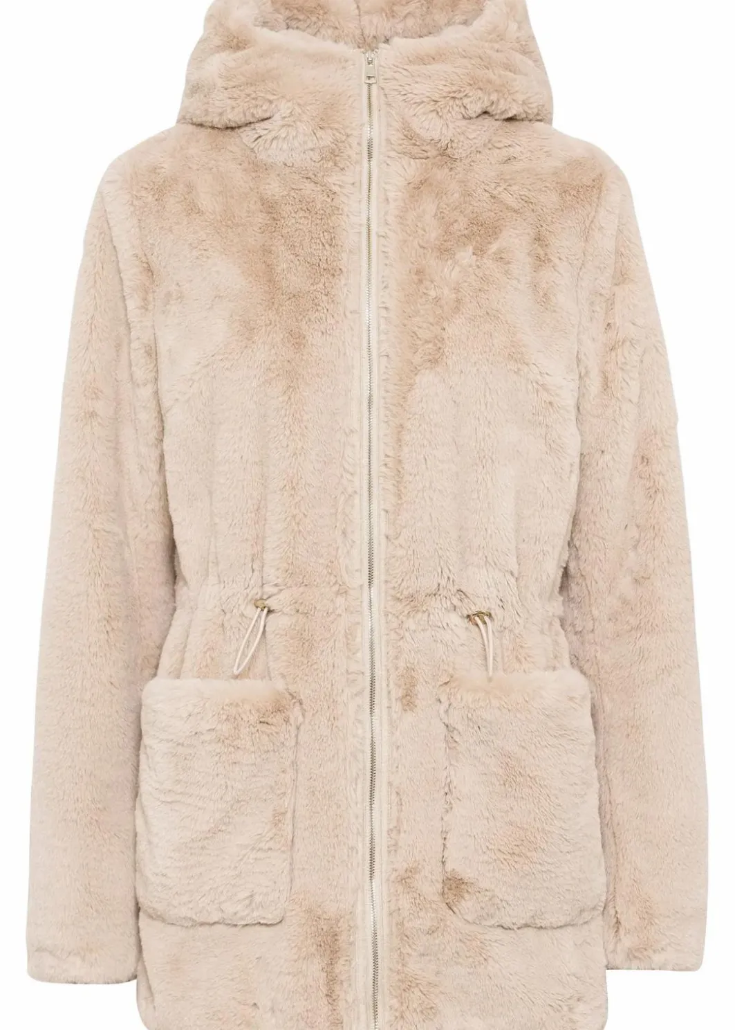 Damen bonprix Jacken & Mäntel|Lässige Fellimitat-Jacke
