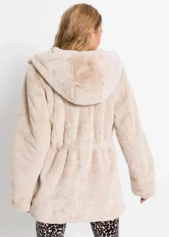 Damen bonprix Jacken & Mäntel|Lässige Fellimitat-Jacke