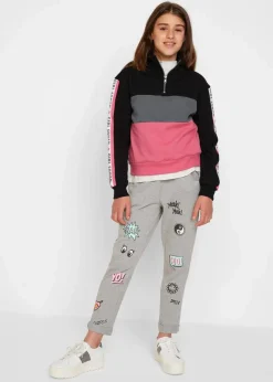 New Lässige Sweathose mit Comicdruck Kinder Mädchen 9-16 Jahre·Hosen & Leggings