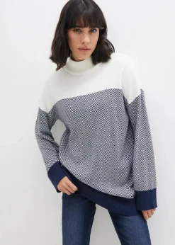 Damen bonprix Bekleidung·Umstandsmode|Bekleidung·Jeans|Lässiger Longpullover