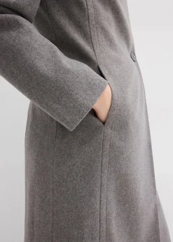 Hot Mantel aus Wollimitat Damen Jacken & Mäntel|Bekleidung·Hosen