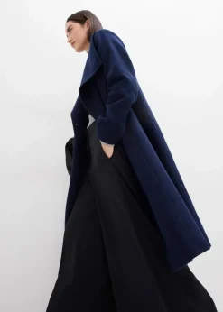 Online Mantel aus Wollimitat Damen Jacken & Mäntel|Bekleidung·Hosen