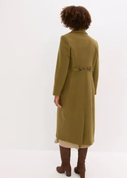 Damen bonprix Bekleidung·Hosen|Jacken & Mäntel|Mantel aus Wollimitat in Maxilänge