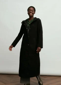 Damen bonprix Bekleidung·Hosen|Jacken & Mäntel|Mantel aus Wollimitat, Maxi-Länge