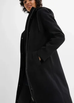 Damen bonprix Bekleidung·Hosen|Jacken & Mäntel|Mantel aus Wollimitat, Maxi-Länge