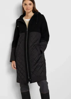 Damen bonprix Bekleidung·Hosen|Jacken & Mäntel|Mantel in Materialmix