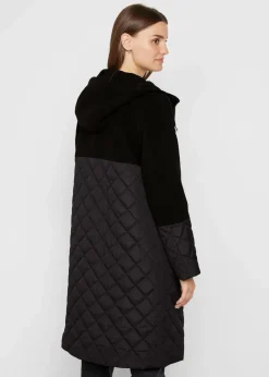 Damen bonprix Bekleidung·Hosen|Jacken & Mäntel|Mantel in Materialmix